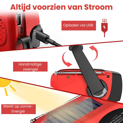 Ultimative Notfallradio mit Powerbank &amp; SOS-Funktion