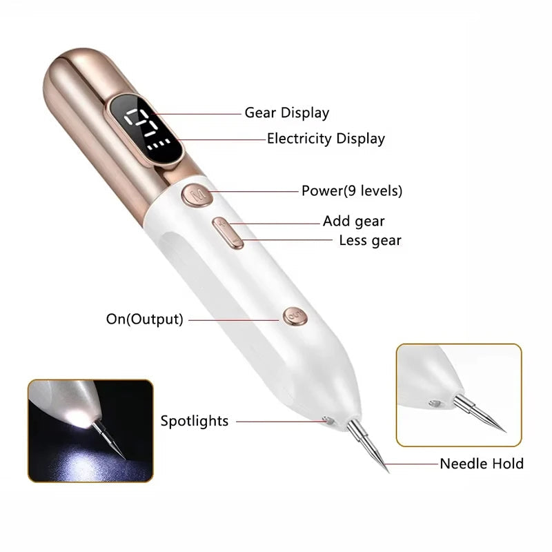 Plasma Pen zum Entfernen von Hautwarzen, Muttermalen und Warzen