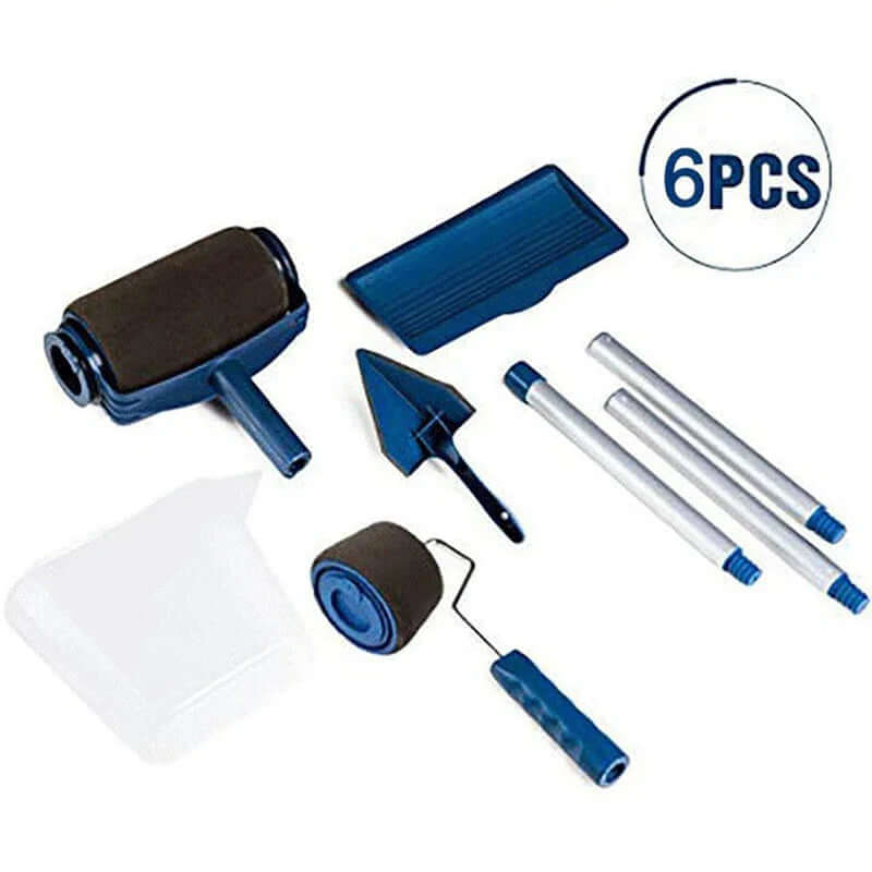 6-teiliges Farbroller-Set für schnelles &amp; sauberes Streichen