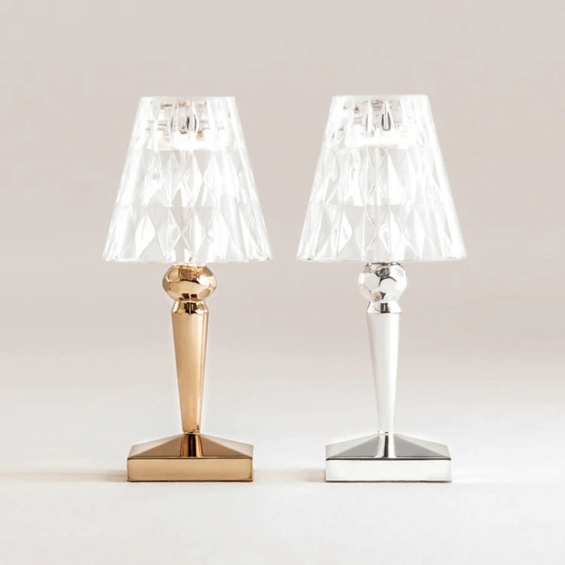 Kristall-Tischleuchte, Elegant &amp; Modern