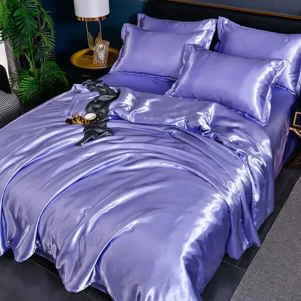 Satin Bettbezug Set - Luxuriös &amp; Weich
