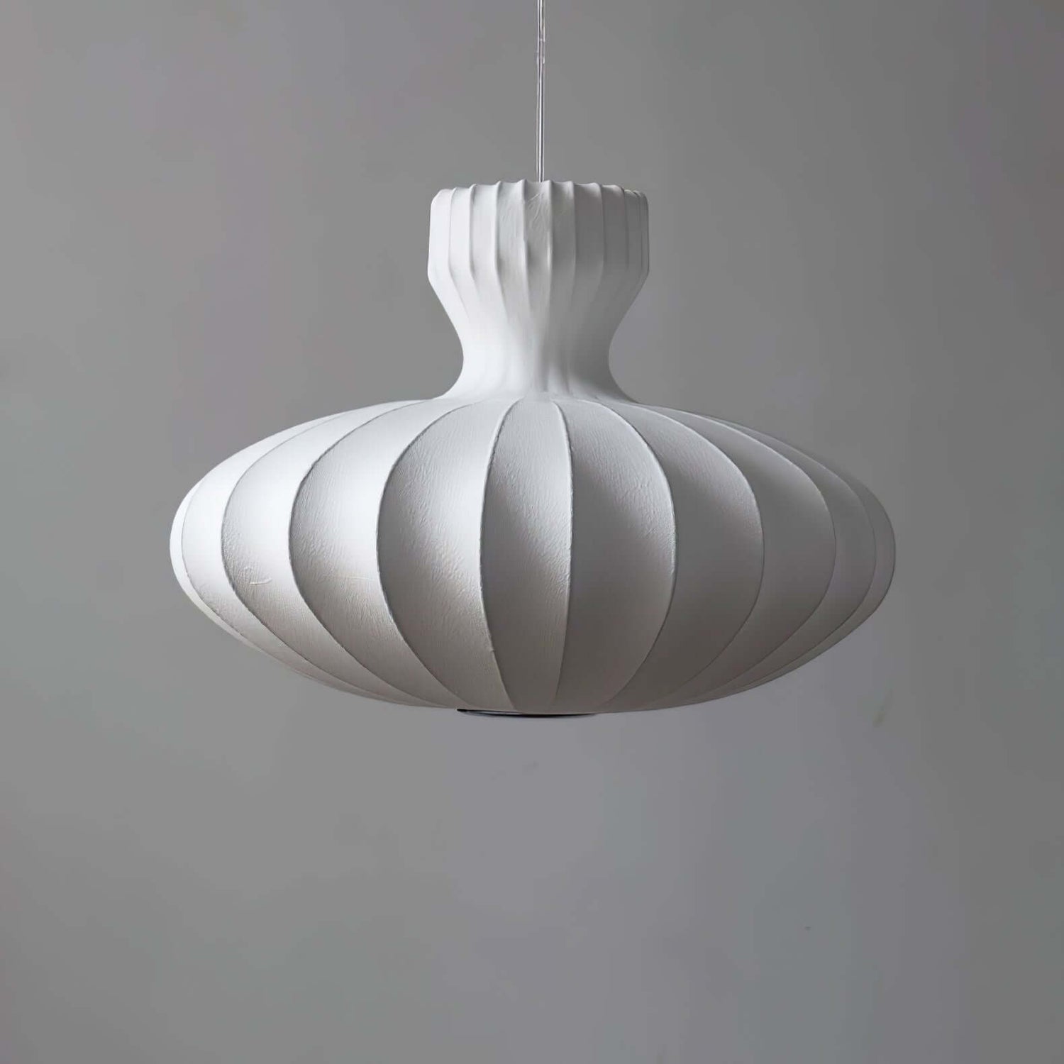 Seiden Pendelleuchte, Vintage Design, 3 Größen