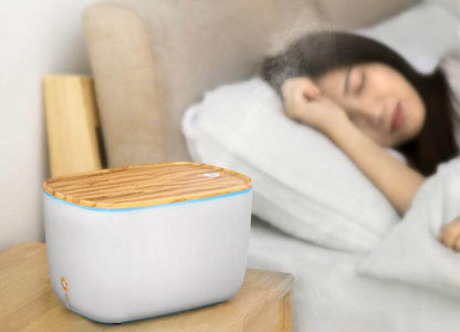Ultraschall Luftbefeuchter mit Aromatherapie &amp; Nachtlicht