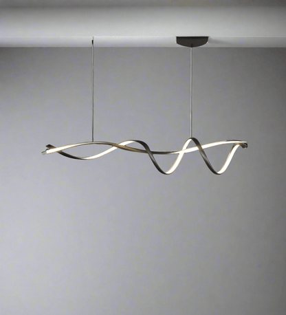 Moderner LED-Kronleuchter - Schwarz