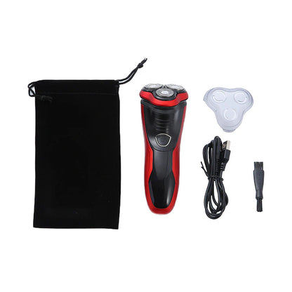 Herren Rasierer Rotary Waterproof Elektrischer Rasierer Pop-Up Trimmer Nass Trocken Kabellos