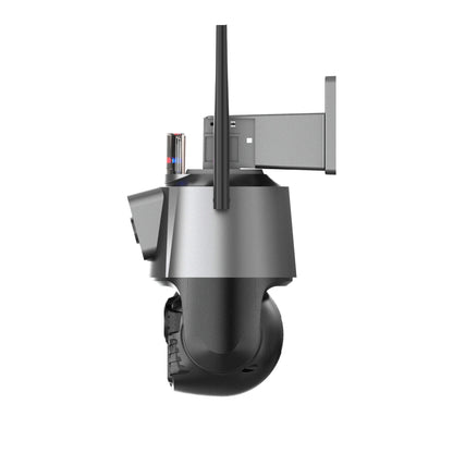 Outdoor Dual-Screen AI Tracking PTZ Wifi Kamera, 3MP+3MP, IR Nachtsicht, Onvif, 2-Wege Audio, iCSee Kompatibel