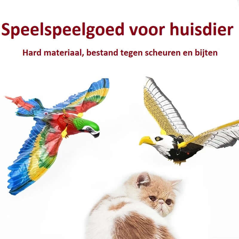 Katzenspielzeug fliegender Vogel - Automatisches Bewegungsspielzeug