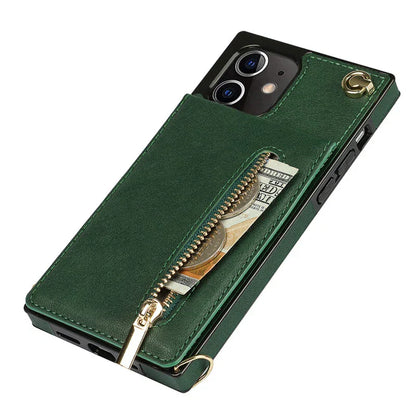 3in1 Handyhülle mit Kartenfach - Umhängetasche