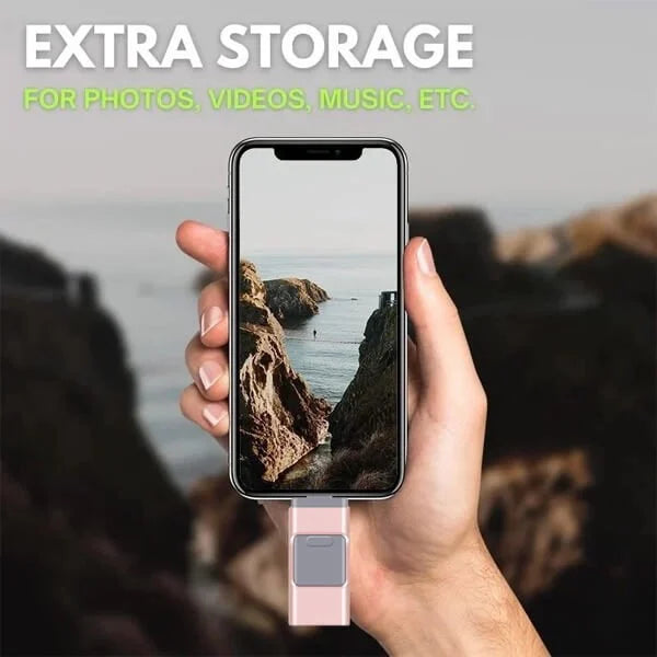 4-in-1 USB-Flash-Laufwerk | Schnell &amp; Sicherer Speicher