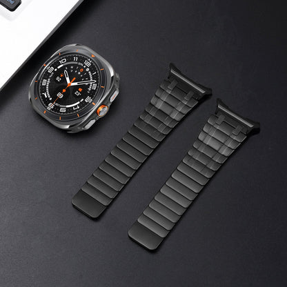 AP Frosted Edelstahl magnetisches Armband für Samsung Watch 7 Ultra