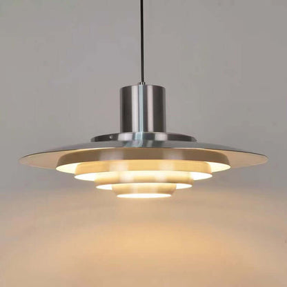 Moderne LED-Pendelleuchte Aluminium