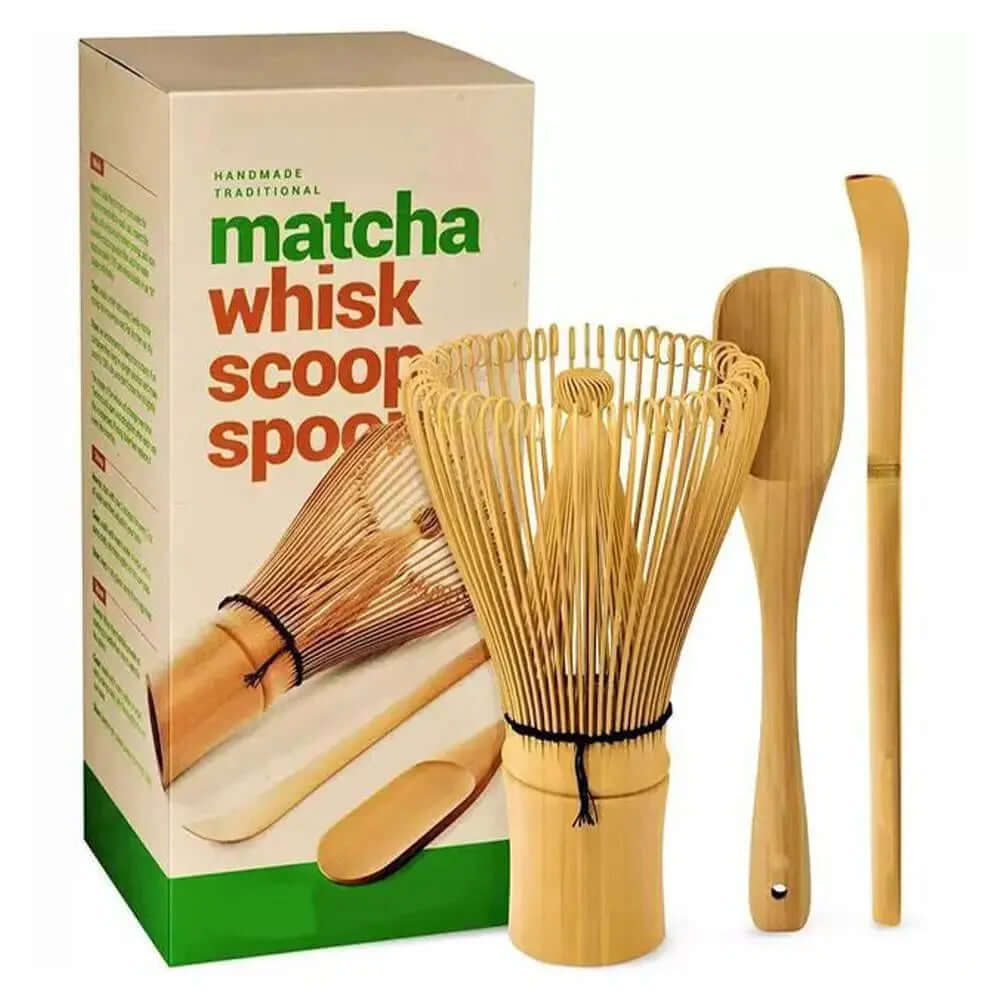 Japanisches Matcha Set - Bambusbesen &amp; Schale