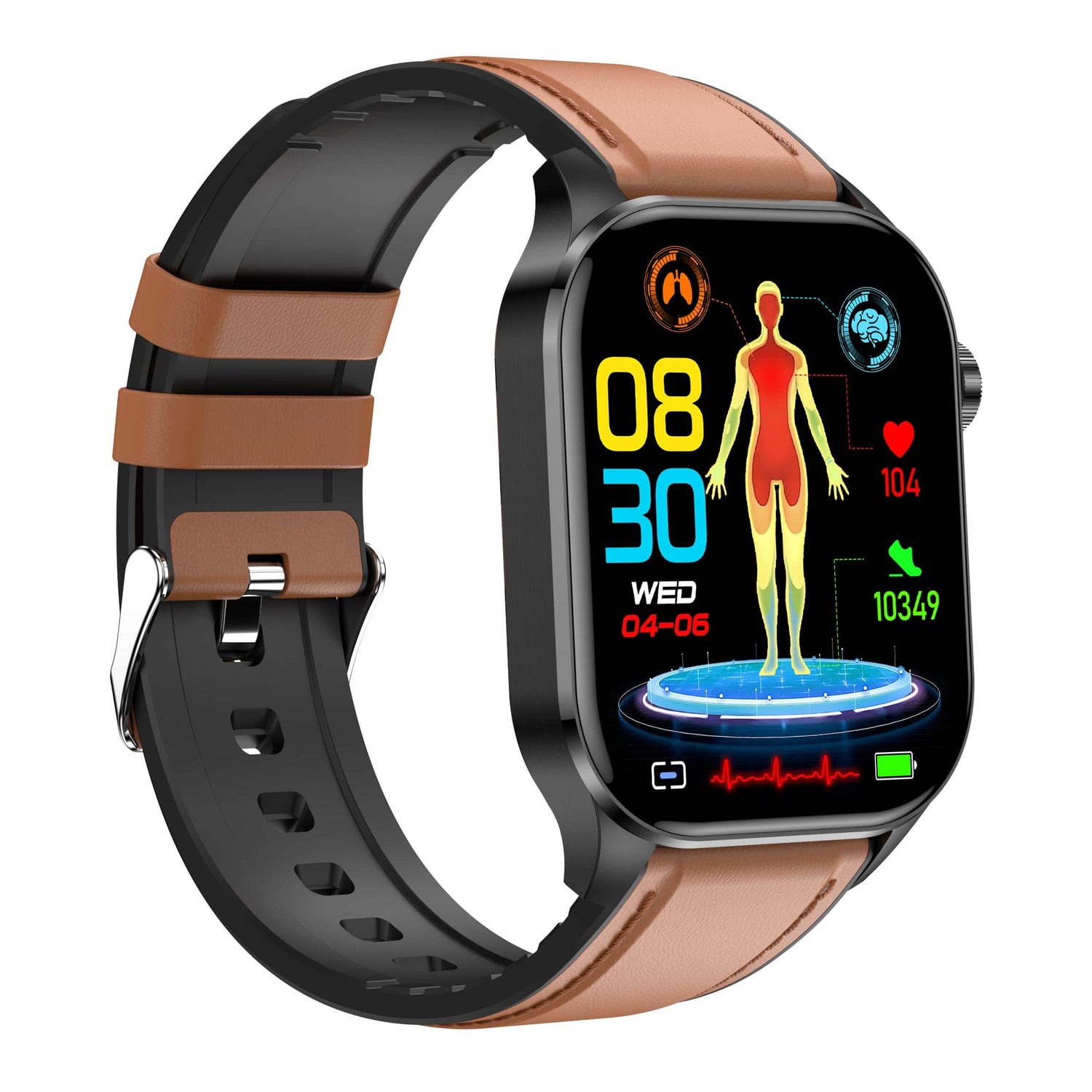 Fitness-Smartwatch mit EKG &amp; Gesundheits-Tracking