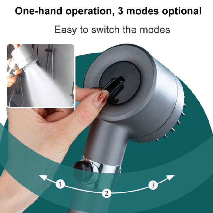 PowerFlow™ Hochdruck-Duschkopf | Mächtiger Duschkopf für maximalen Wasserdruck