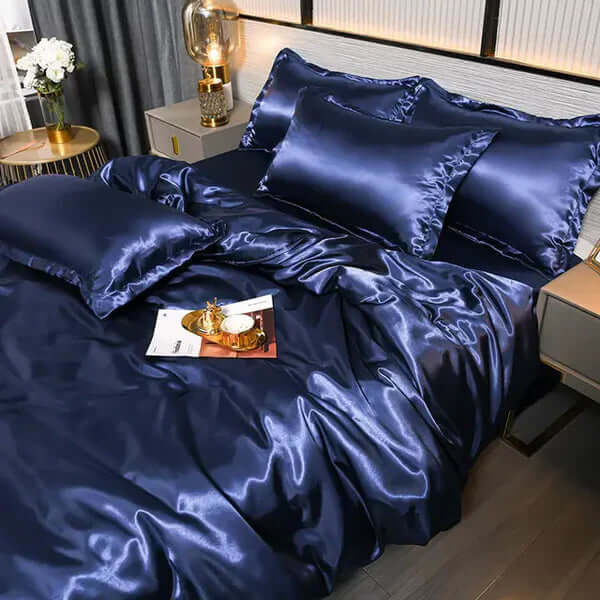 Satin Bettbezug Set - Luxuriös &amp; Weich