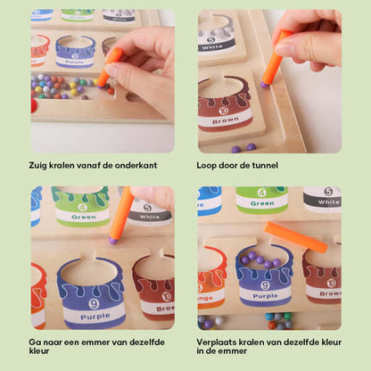Farben &amp; Zahlen Lernspiel - Magnetisches Labyrinth