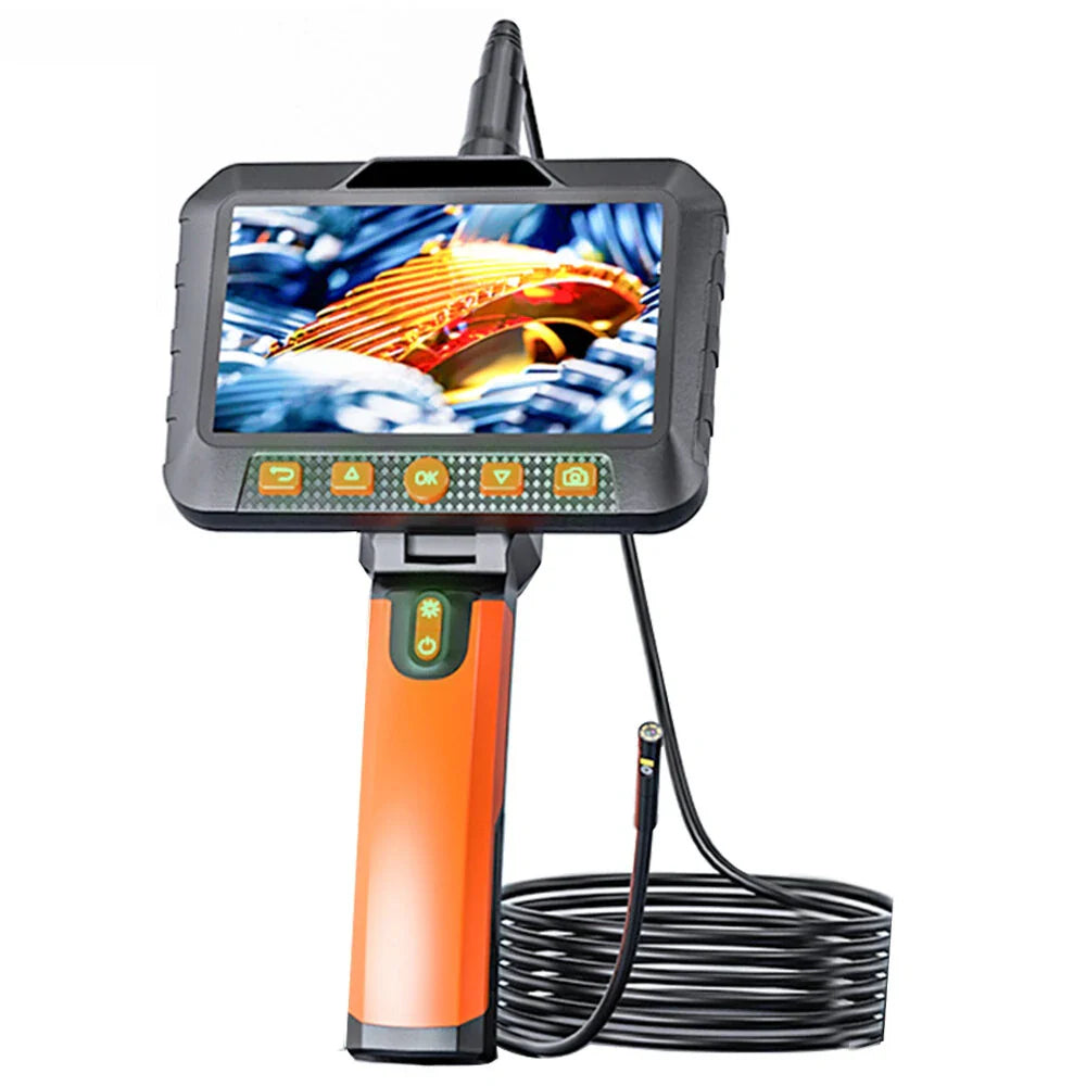 VISHRT T27 Handheld Endoskop - Dual-Kamera, 5 LCD, 1080P HD, 7mm, 5-6 Std Batterie