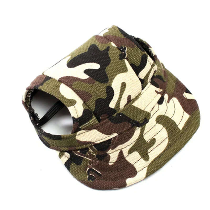 Hunde-Cap mit Ohrenlöchern &amp; Kinnriemen