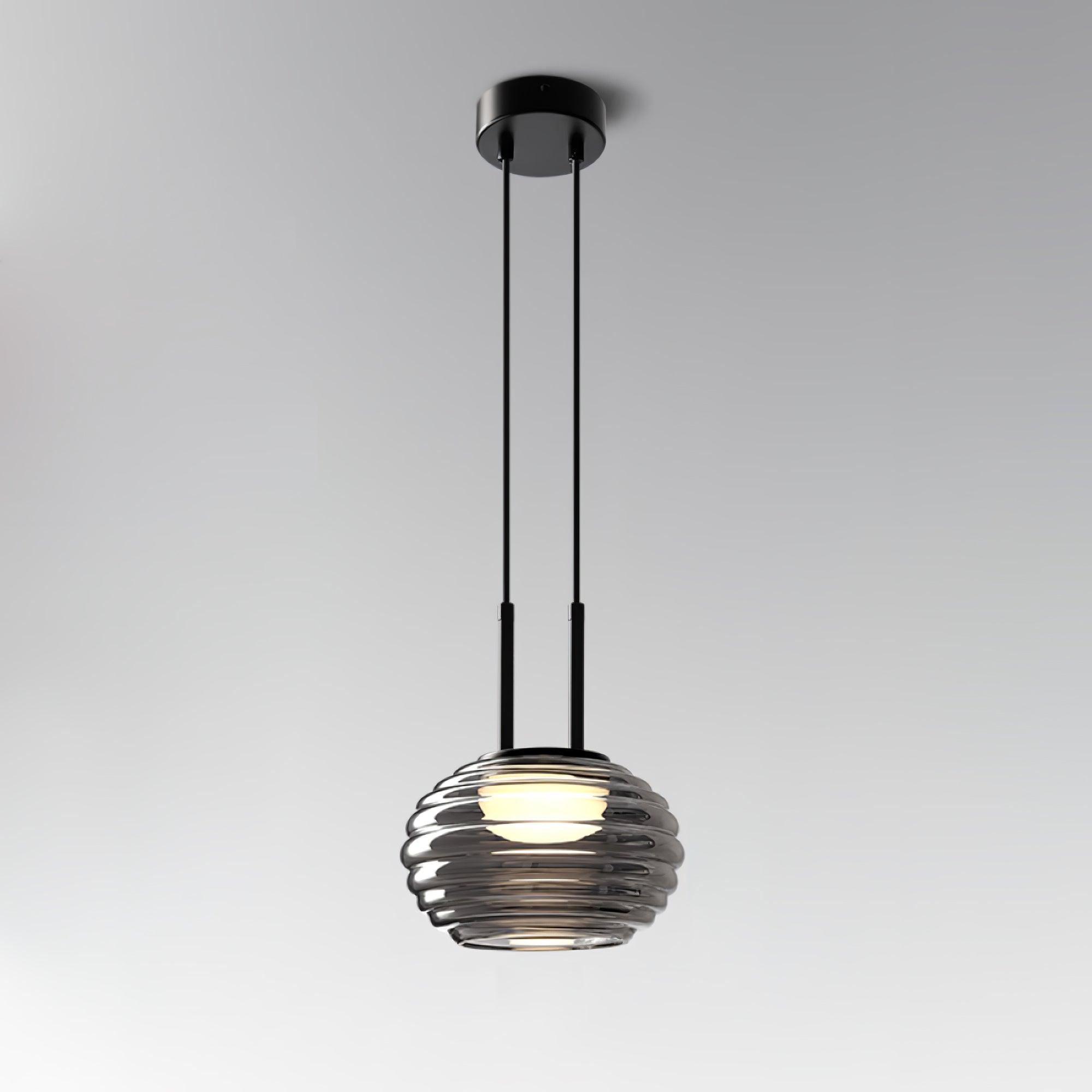 Moderne Halo Pendelleuchte, 3-flammig