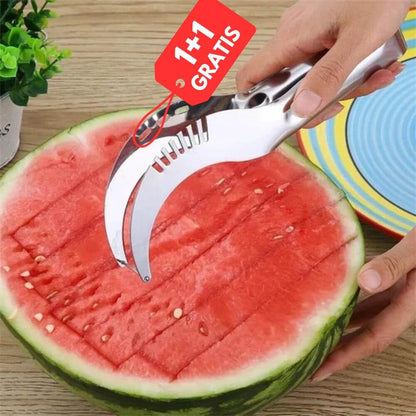 Obstschneider Edelstahl - 2er Set - FruitFlow