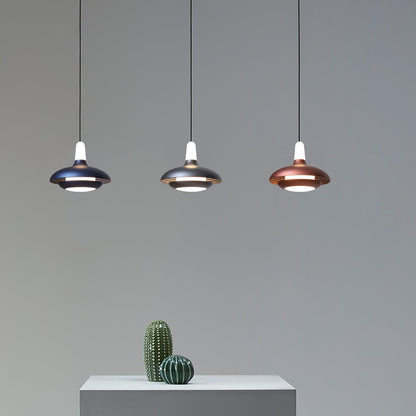 Moderne LED Pendelleuchte, Aluminium, 18cm
