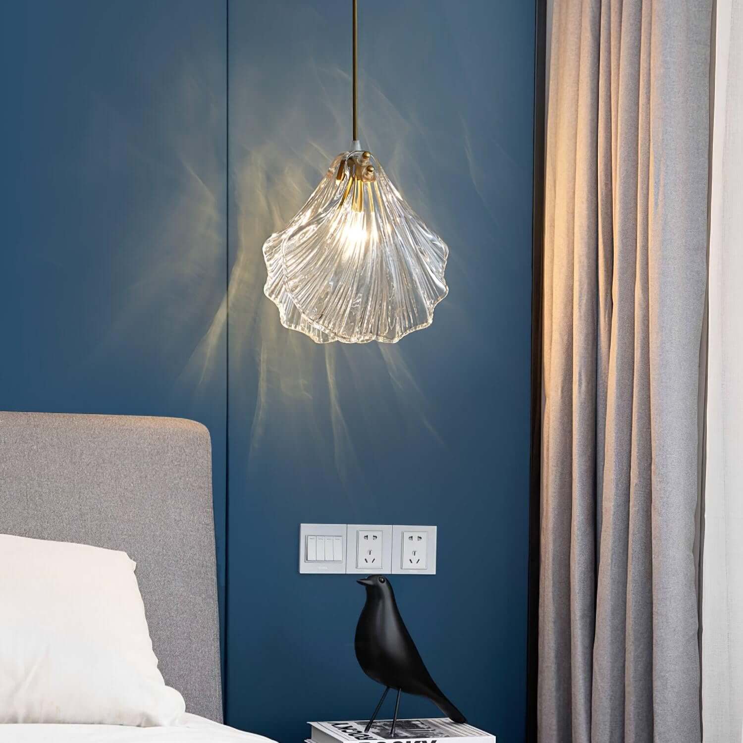 Muschel Mini Pendelleuchte