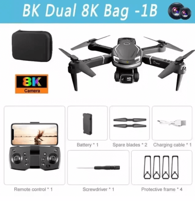Kompakte Drohne mit 8K Kamera &amp; GPS