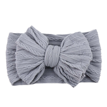 Kinder Haarband Nylon mit Schleife - Elastisch &amp; Vielseitig
