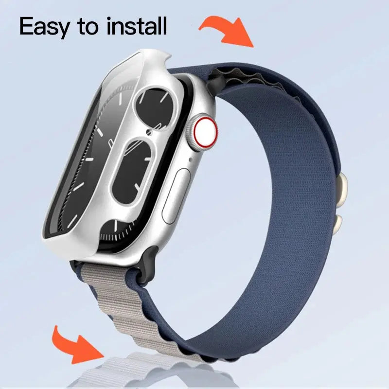 TitanGuard 360° Matt Bumper &amp; Glas Schutz für Apple Watch Series 10 (42/46mm)