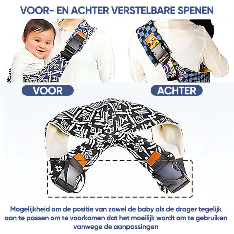 Ergonomische Babytrage mit verstellbaren Gurten