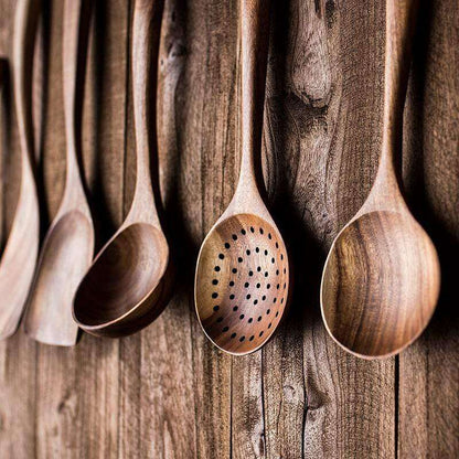 Holz-Küchenhelfer-Set - Natürlich &amp; Langlebig