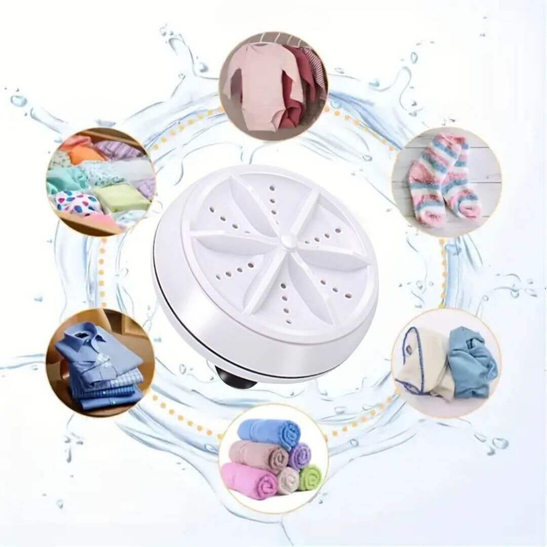 Mini 2-in-1 Ultraschall Wäschewaschhilfe