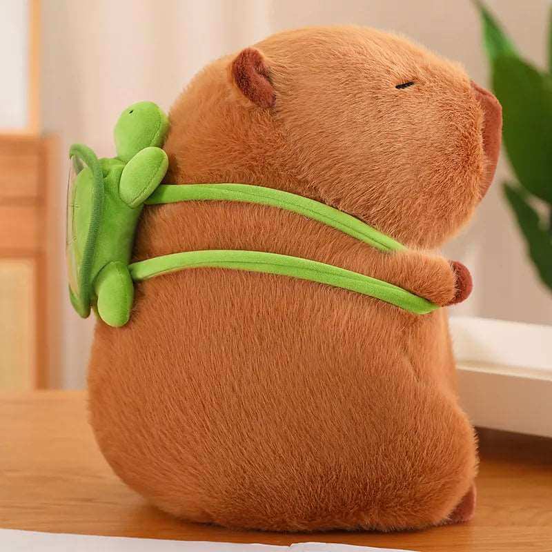 Kuscheliges Capybara Plüschtier mit Rucksack