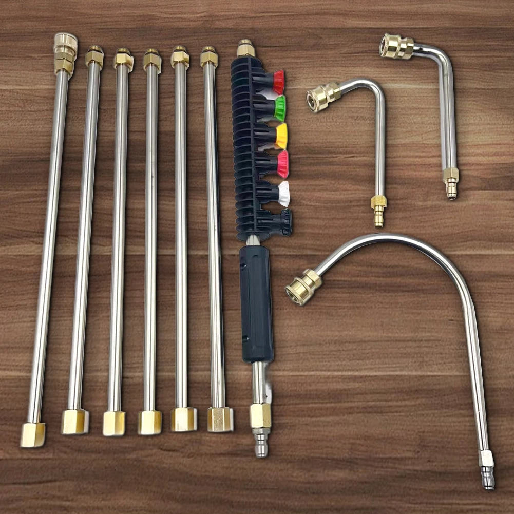 4000 PSI Teleskopische Hochdruckreinigerlanze Set für Dachrinnen- &amp; Dachdämmung &amp; Wandreinigung