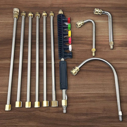 4000 PSI Teleskopische Hochdruckreinigerlanze Set für Dachrinnen- &amp; Dachdämmung &amp; Wandreinigung