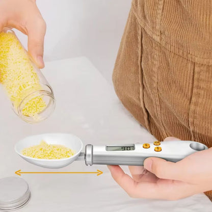 2-in-1 Digitale Mini Löffelwaage &amp; Lebensmittelthermometer