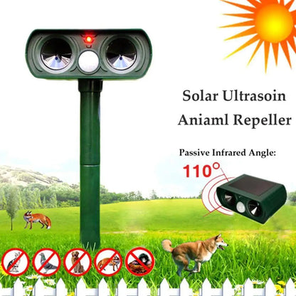 Ultraschall Vogel + Schädling Abwehr Solarbetrieben - Lange Reichweite