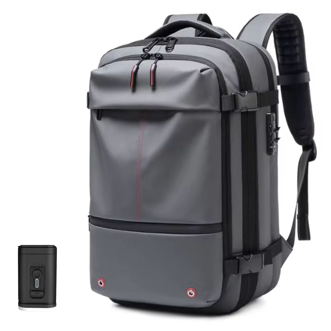 VacPack Rucksack | Platzsparende Tasche für Reisende