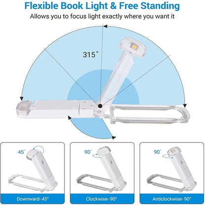 Wiederaufladbare Buchlese-LED-Leuchte