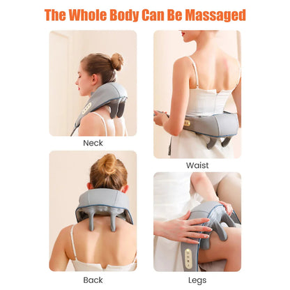 Wiederaufladbarer Nacken- und Schultermassager