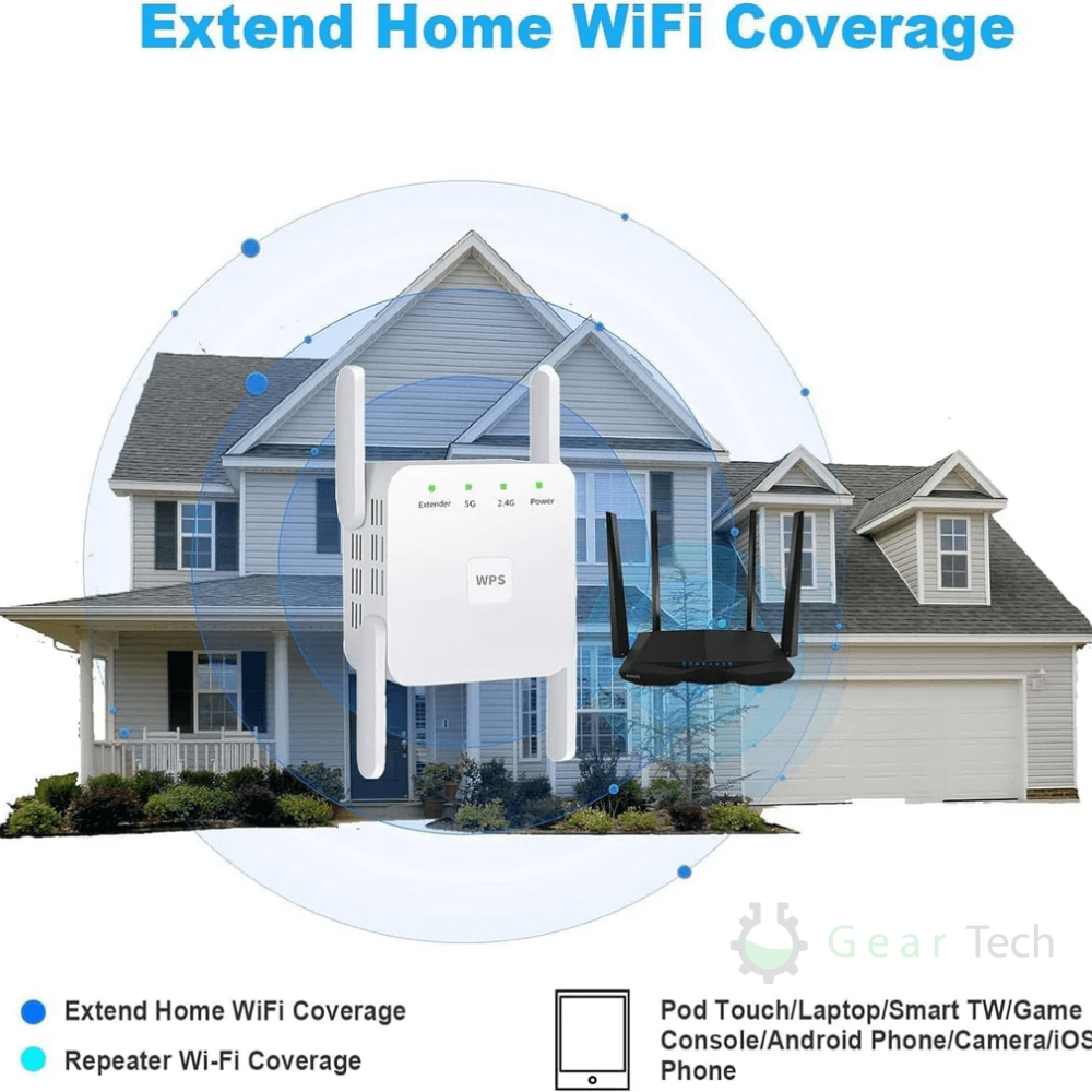 UltraXtend 5G WiFi Booster – Bester WiFi-Extender für schnellere, stärkere Verbindung im Vereinigten Königreich