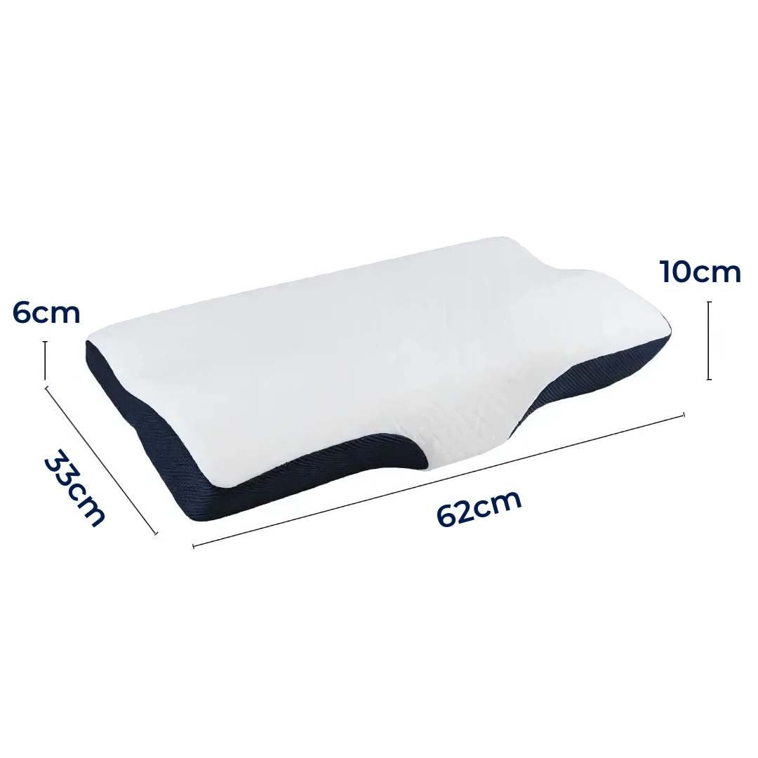 Memory Foam Nackenstützkissen - Konturiertes Design zur Linderung von Nackenschmerzen und Verbesserung der Schlafqualität