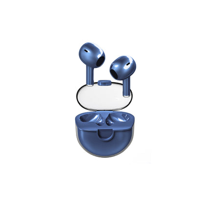 Klarer Bluetooth-Kopfhörer mit Ladegerät