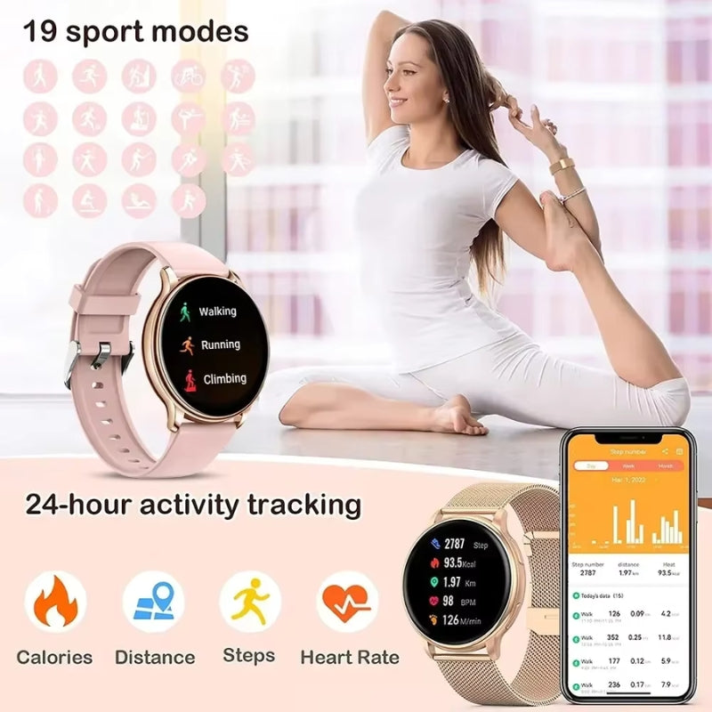 ShePulse | Modische Smartwatch für Frauen mit fortschrittlicher Verfolgung