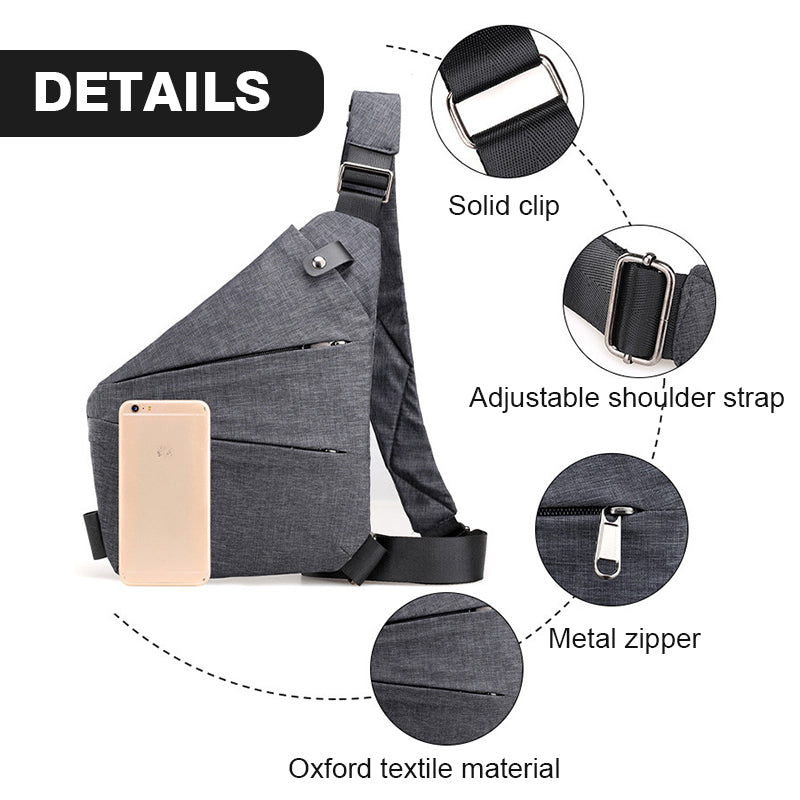 Verstellbare Tasche mit innovativem Stauraum und Design