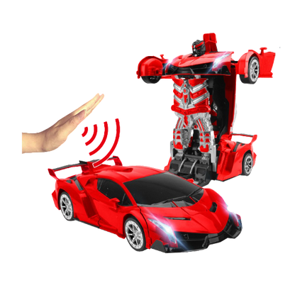 Ultra-Sensing RC Auto 2-in-1 – ferngesteuert, transformierbar zum Roboter, 360° Drehung, LED-Lichter, 50m Reichweite