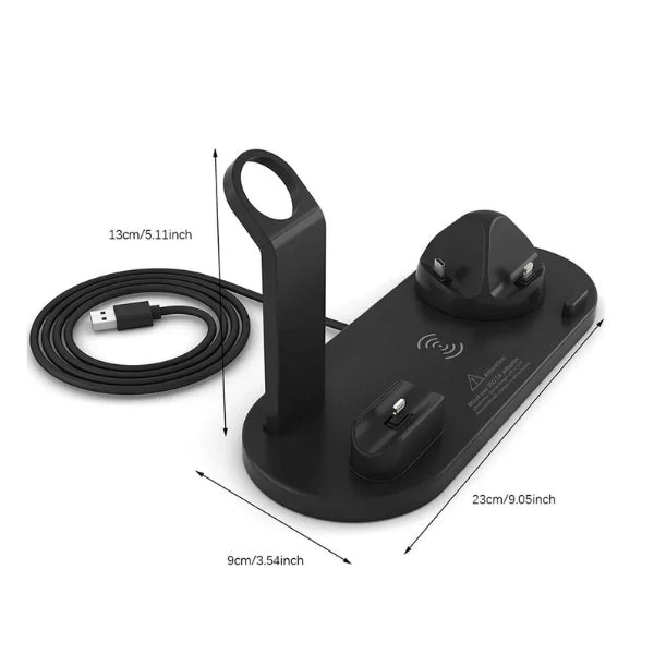7-in-1 Wireless Charging Station – Schnell &amp; Effizientes Laden für iPhone, Apple Watch und mehr