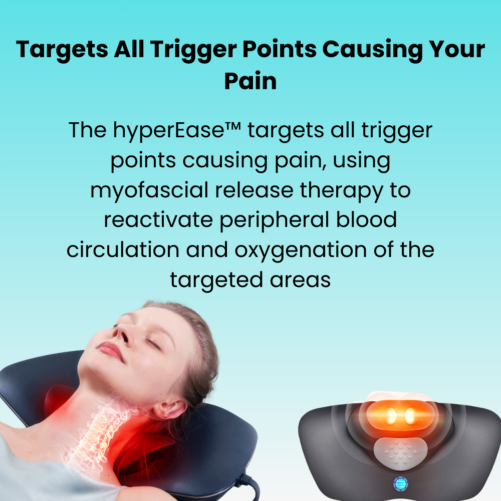 Multifunktionales Nacken- und Schultermassagegerät mit Traktion, Wärme- und Elektrotherapie – Schmerzlinderung für Zuhause