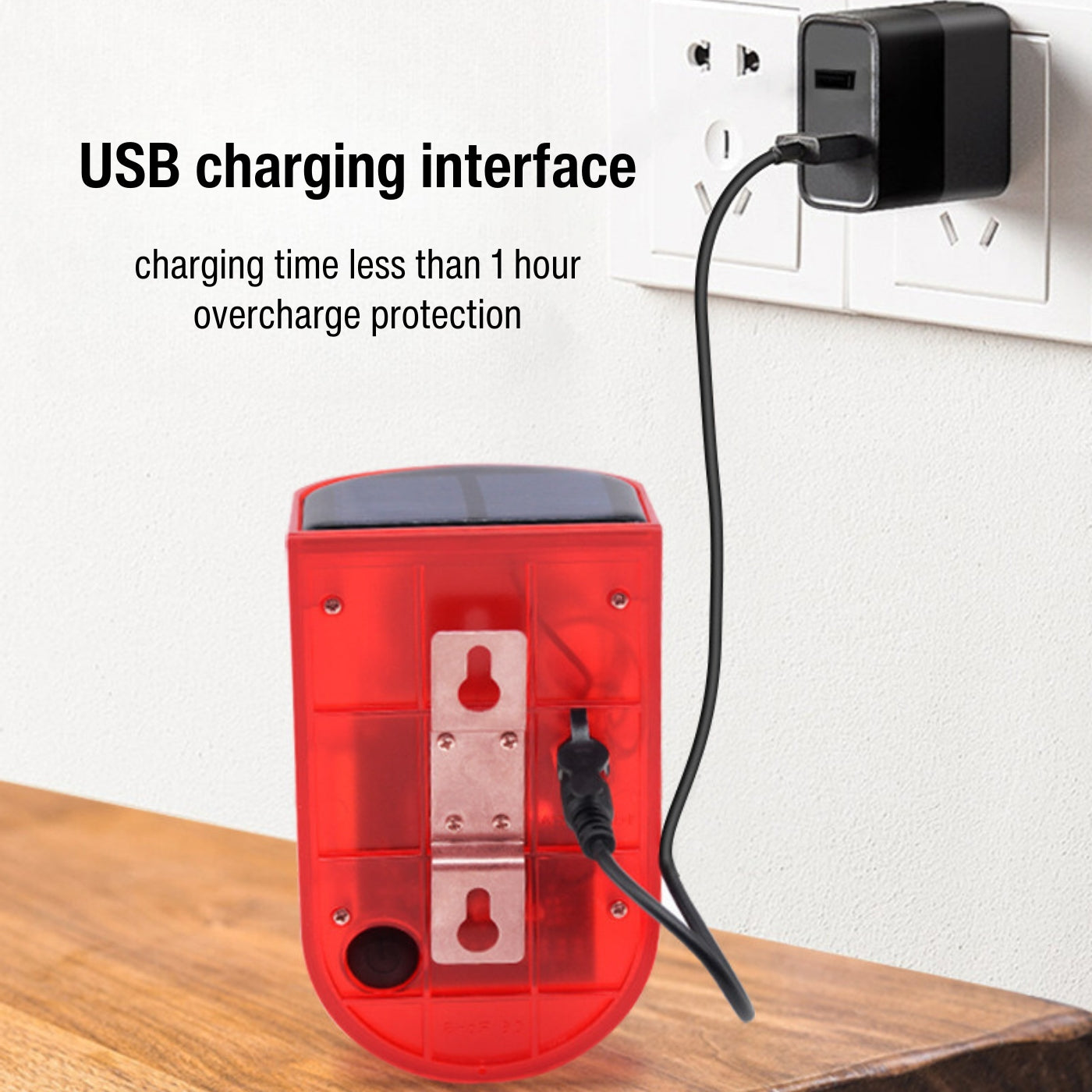 Solar Tiervertreiber mit Bewegungssensor – 130dB Alarm, 4 Modi, USB &amp; Solarbetrieb, IP65 für Garten &amp; Grundstück