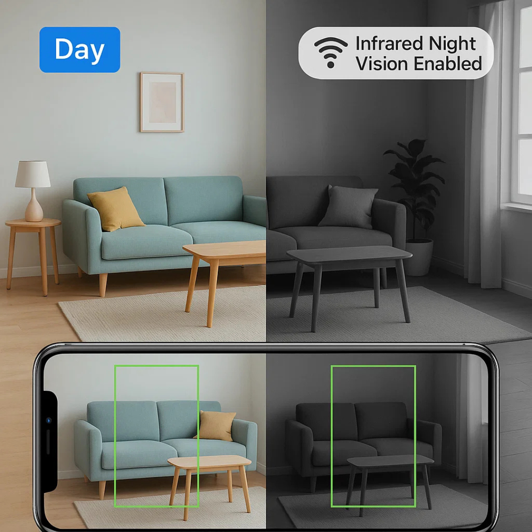 Mini WLAN versteckte Kamera und Audio - Winzige Überwachungs-Mini-Spionkameras Drahtlose Nanny-Überwachung